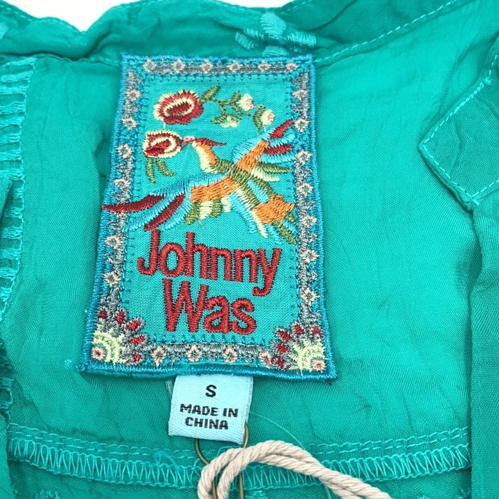 Johnny Was Palm Oriana Embroidered Tunic Size Small - Picture 9 of 16